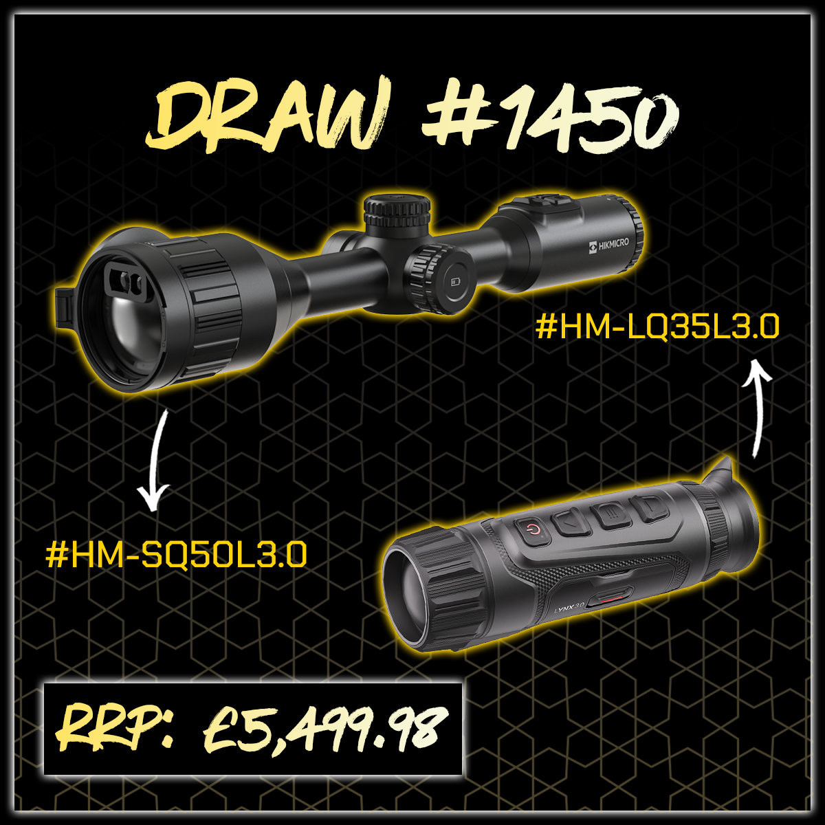WIN A: HIKMICRO Stellar 3.0 SQ50L Thermal Rifle Scope with LRF + HIKMICRO Lynx LQ35L 3.0 35mm Thermal Monocular LRF 