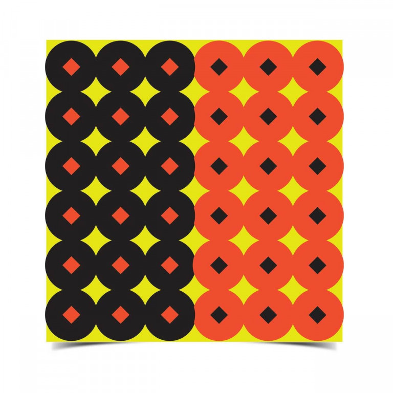 Birchwood Shoot•N•C® 1" Orange & Black Pasters/Targets - 432 targets (216 - orange, 216 - black)