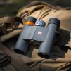 Maven Optics C2 7x28 Binoculars in Standard Grey / Orange
