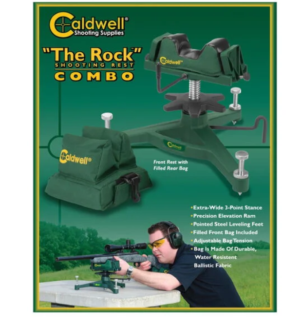 Caldwell Rock Deluxe Shooting Rest and Rear Bag Combo