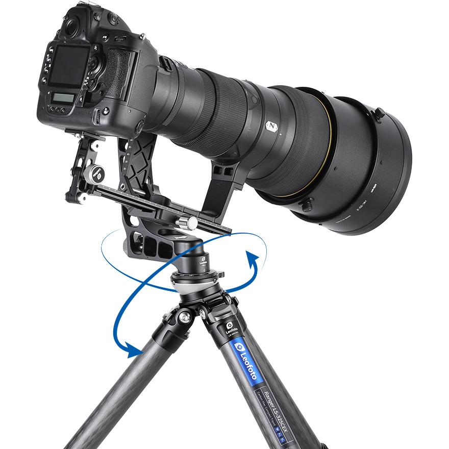 Leofoto LS-325CEX Ranger (Levelling) Series Tripod with Half Ball Tilt Base - 1465mm, 10kg
