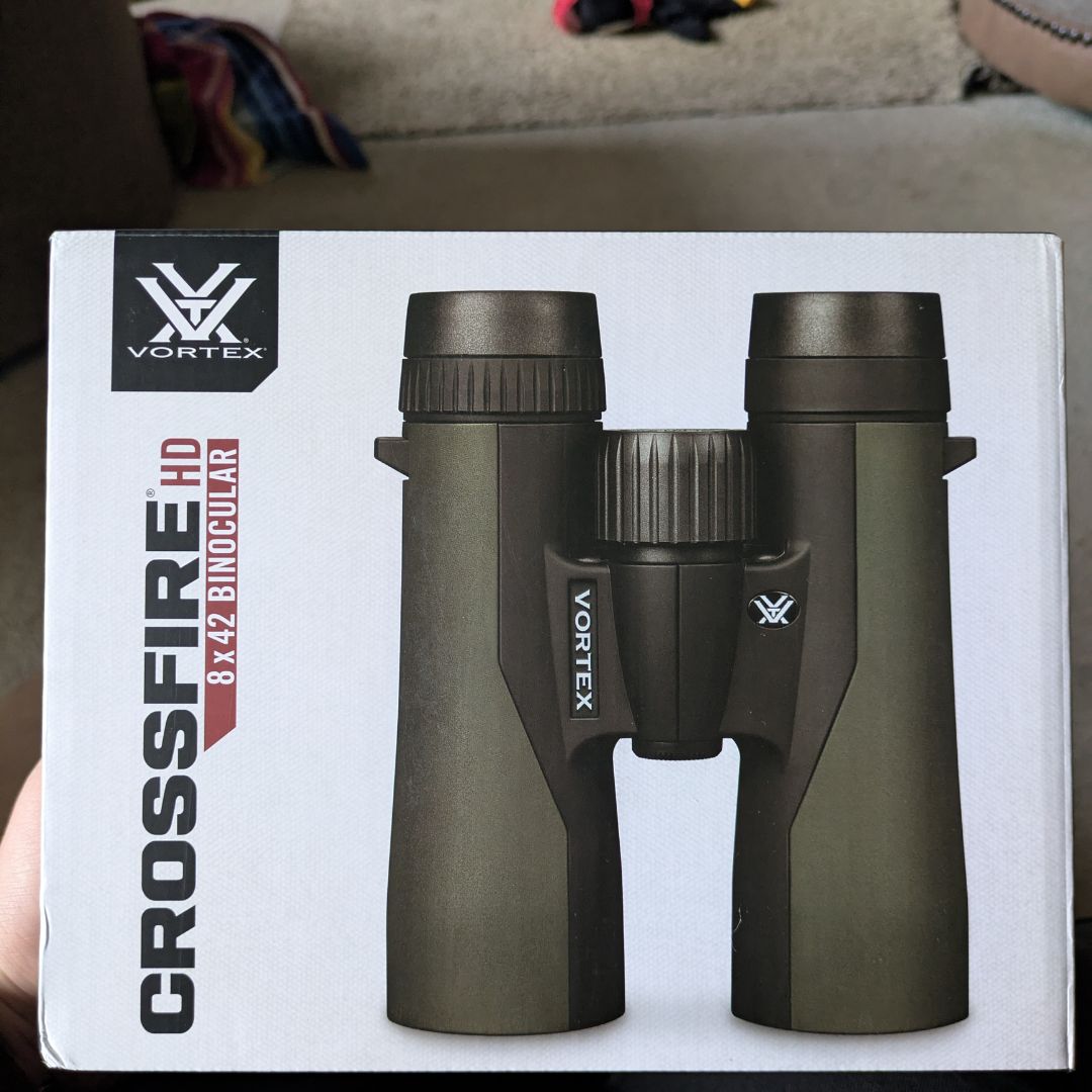 WIN A: Vortex Crossfire HD 8x42 Full Roof Prism Binoculars - With Glass Pak Binocular Harness