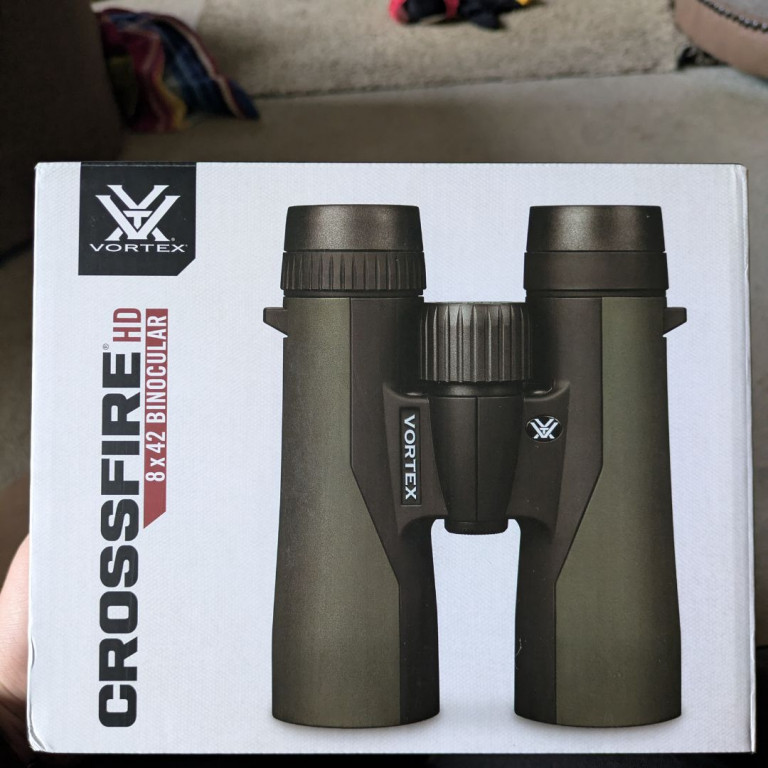WIN A: Vortex Crossfire HD 8x42 Full Roof Prism Binoculars - With Glass Pak Binocular Harness