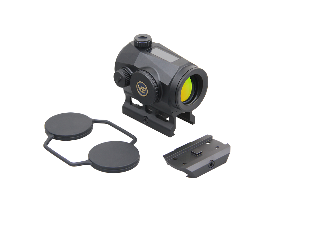 Vector Optics 1x25 Solar Powered Multi-Reticle Red Dot Sight 
