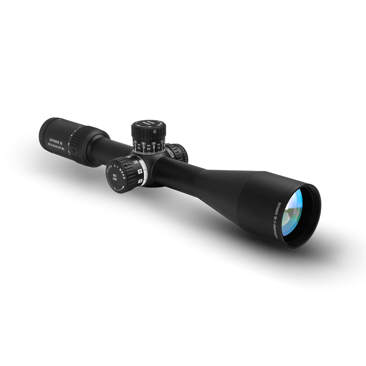 WIN A: WULF Defender 30 5-25x50 ED SFP IR W-MIL4 0.1MRAD 30mm Rifle Scope