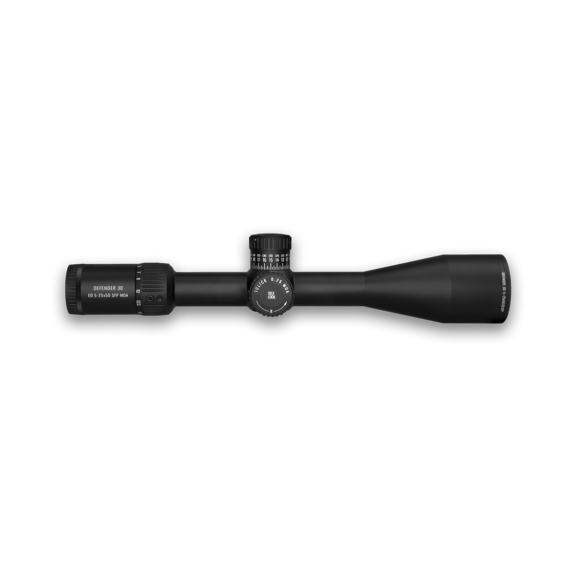 WULF Defender 30 5-25x50 ED SFP IR W-MOA 4 0.1MRAD 30mm Rifle Scope
