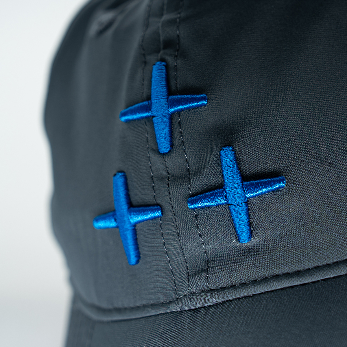 Delta Optics Dark Grey Branded Baseball Cap - Grey