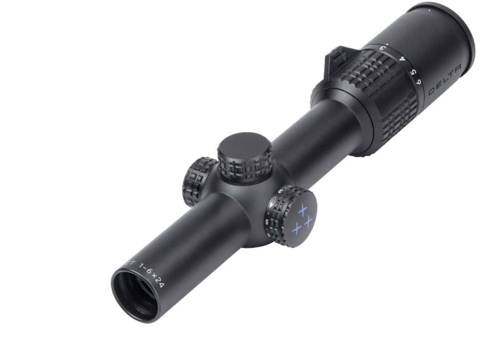 Delta Hornet 1-6×24 SFP Illuminated D2MR 0.1 MRAD Rifle Scope