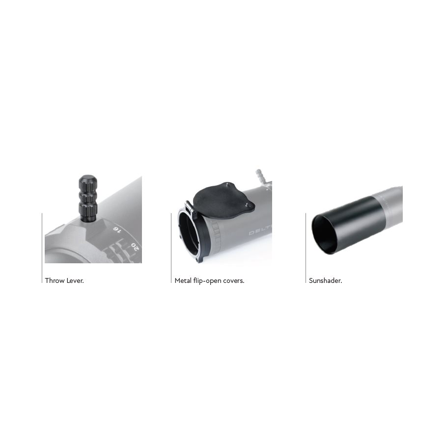 Delta Javelin 4.5-30x56 FFP SMR-1 Illuminated Zero Stop Rifle Scope