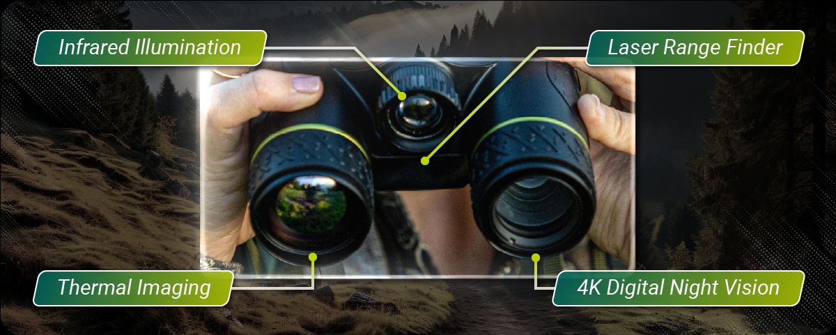 Pixfra DRACO D335-4K Multispectral Binoculars