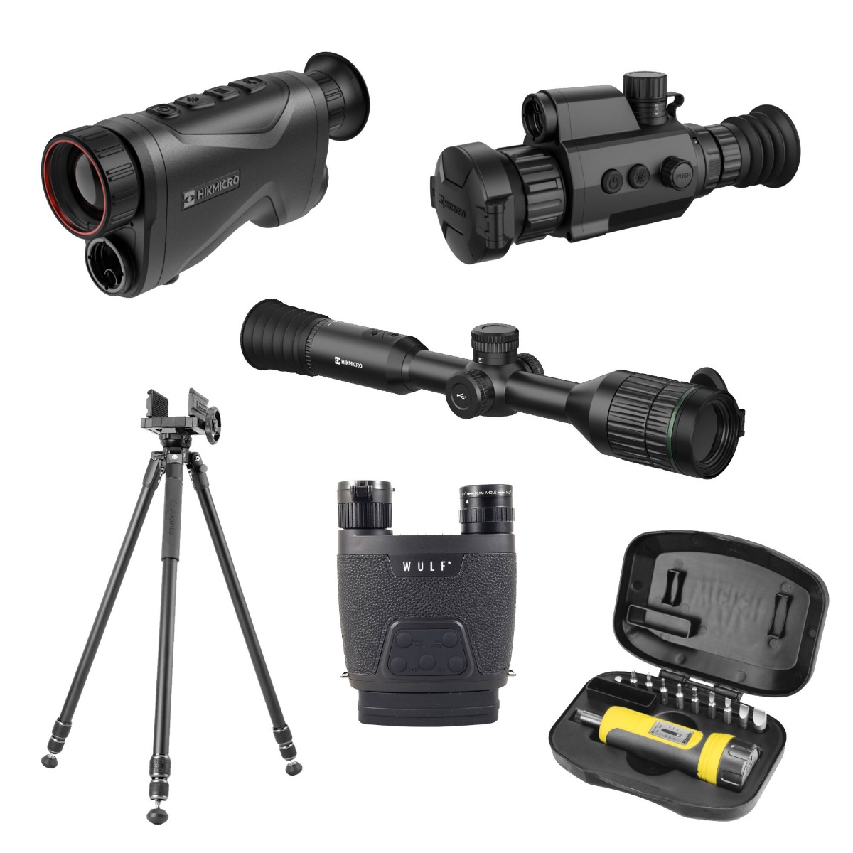 WIN A BUNDLE: HIKMICRO Panther 2.0 PQ50L + Condor Pro CQ35L + ALPEX A50T-S + Vanguard Endeavor L Tripod  + WULF Day & Night Binocular  + Wheeler Torque Wrench