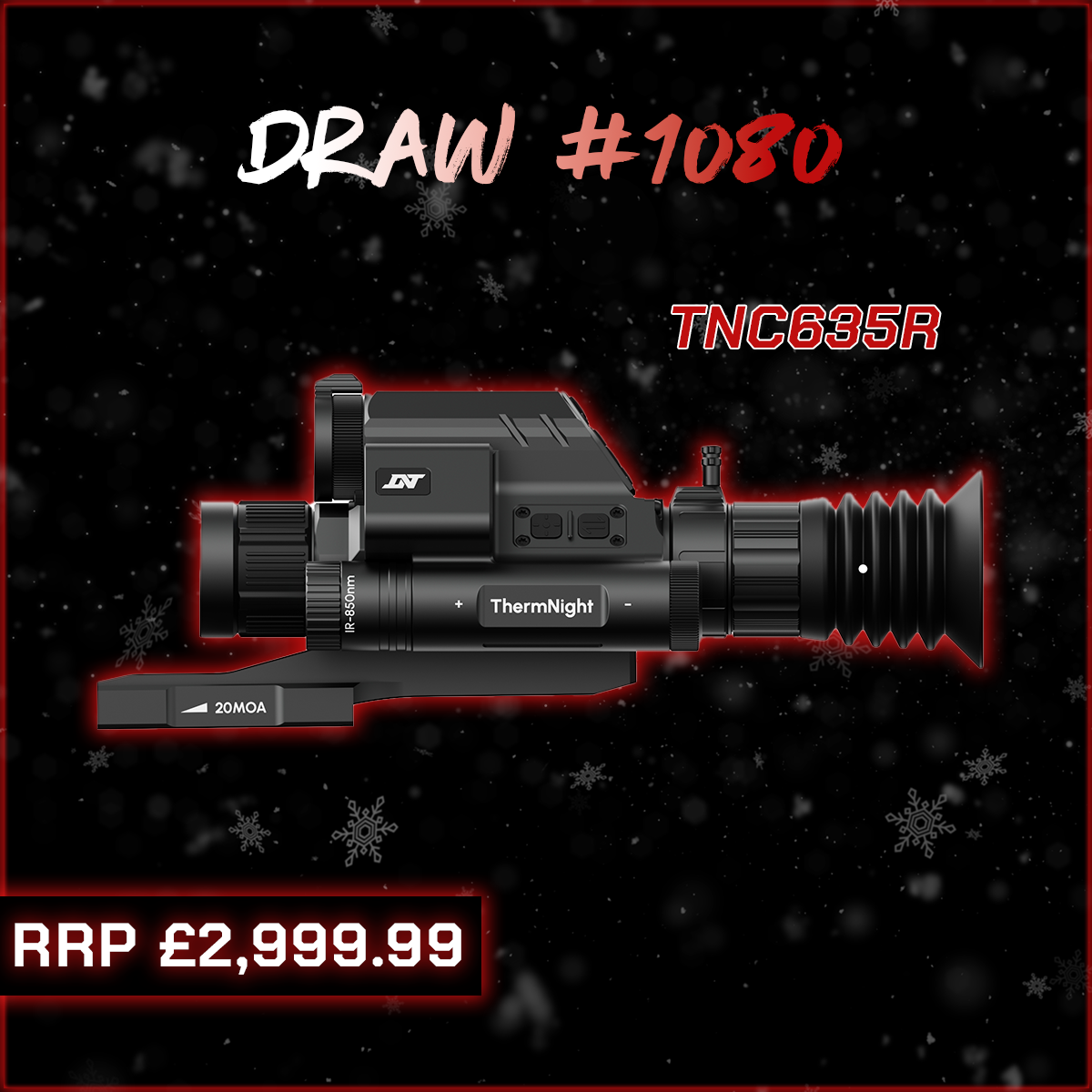 WIN A: DNT Optics TNC635R ThermNight 650x512 35mm Thermal & Night Vision Multispectral Scope With Laser Rangefinder and Ballistic Calculator