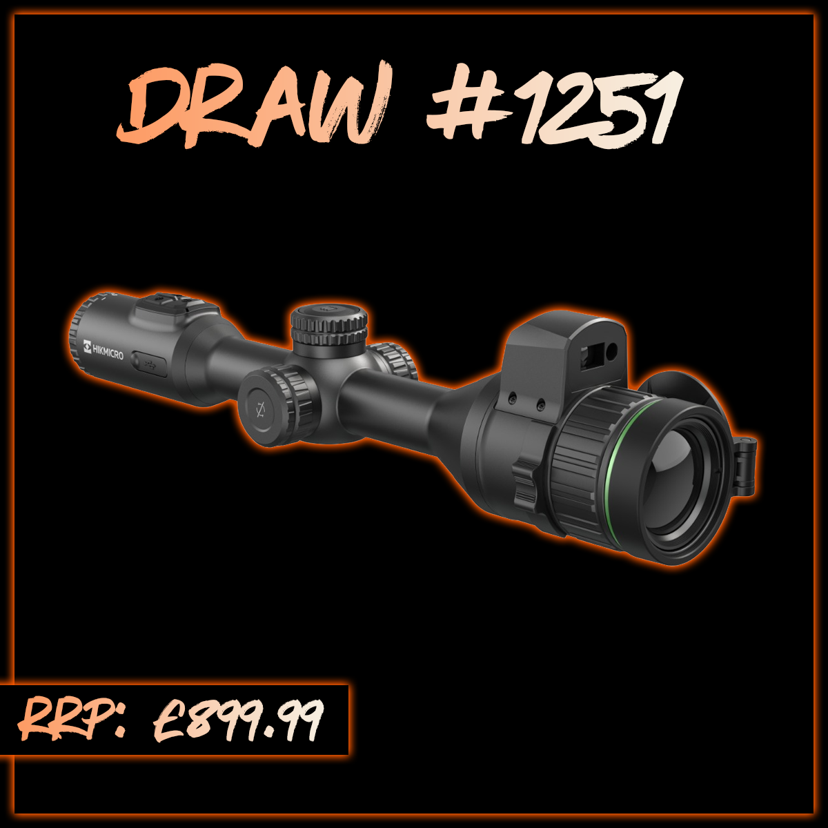 WIN A: HIKMICRO Alpex 4K A50EL LRF Digital Day & Night Rifle Scope w/ Ballistics Calculator - 50mm UHD Sensor 3840x2160px