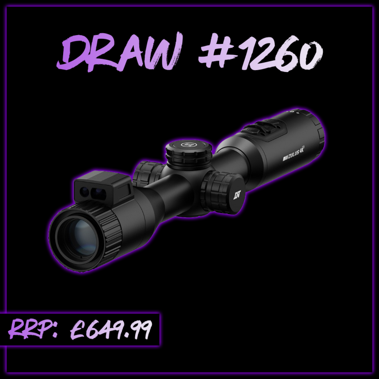 WIN A: DNT Optics ZULUS 4k 3-24x Digital Day and Night Vision Rifle Scope with Laser Rangefinder