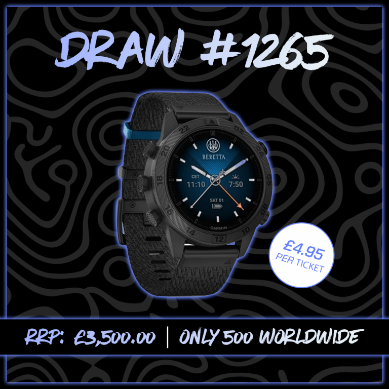 WIN A: Beretta Marq Carbon Garmin 500 Years Anniversary Watch - Limited to just 500 Worldwide