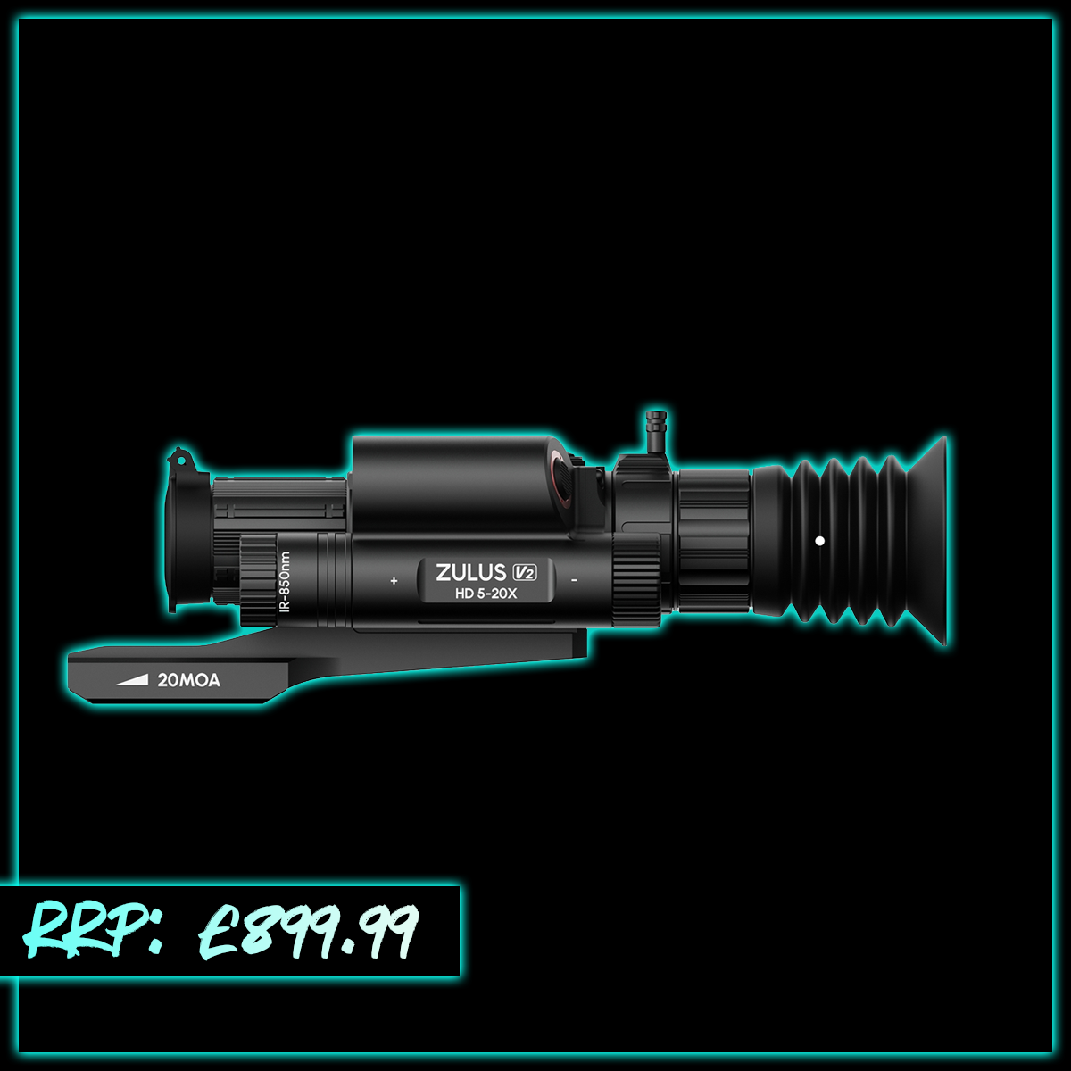 WIN A: DNT Optics ZULUS HD ZHD520R V2 5-20X Digital Night Vision Scope With LRF And Ballistic Calculator