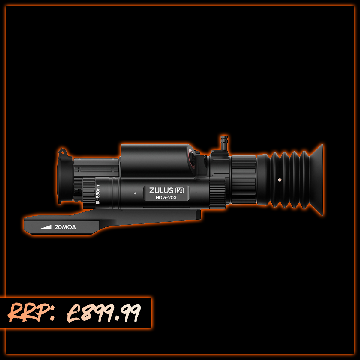 WIN A: DNT Optics ZULUS HD ZHD520R V2 5-20X Digital Night Vision Scope With LRF And Ballistic Calculator