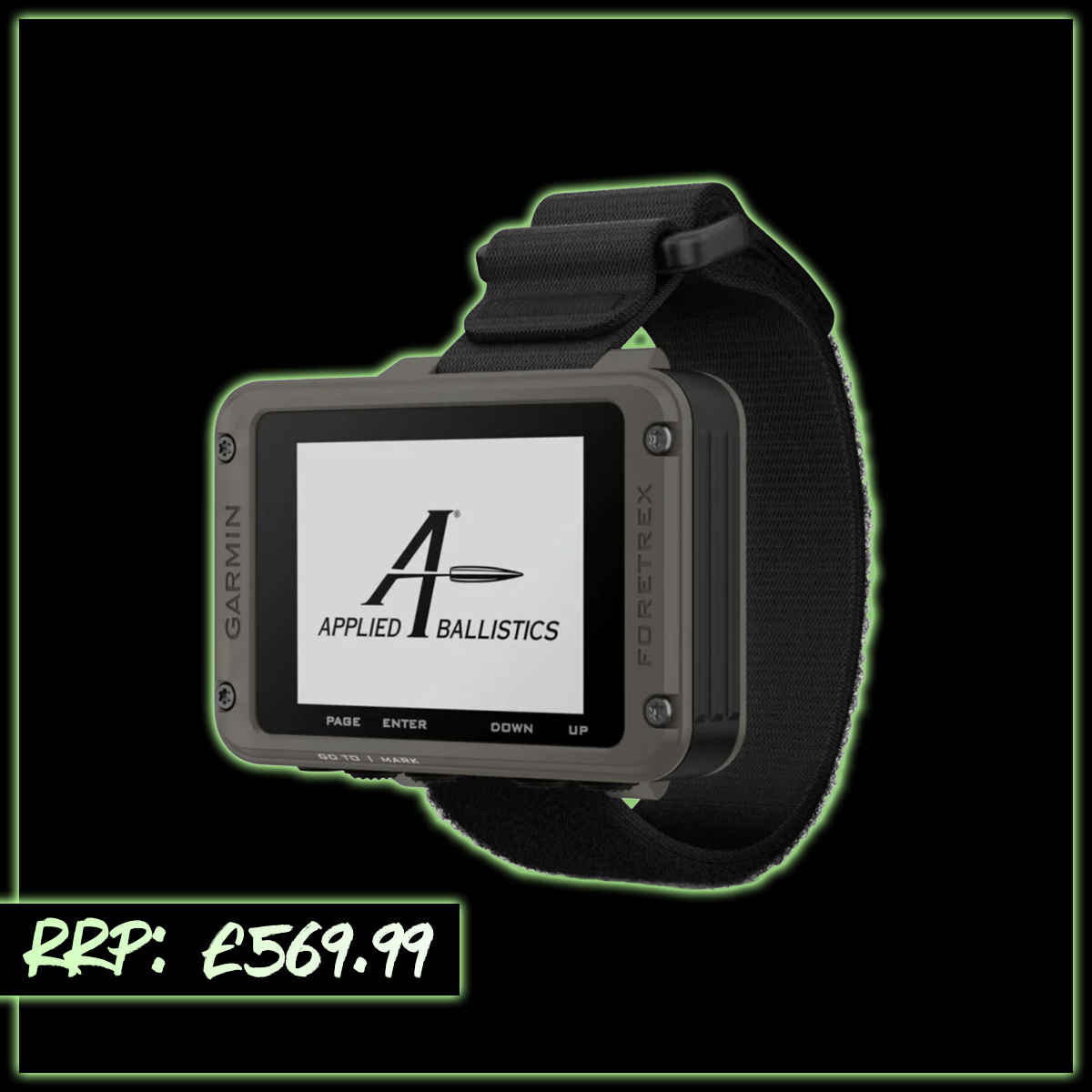 WIN A: Garmin Foretrex 901 Ballistic Edition Wrist-mounted GPS Navigator with Strap