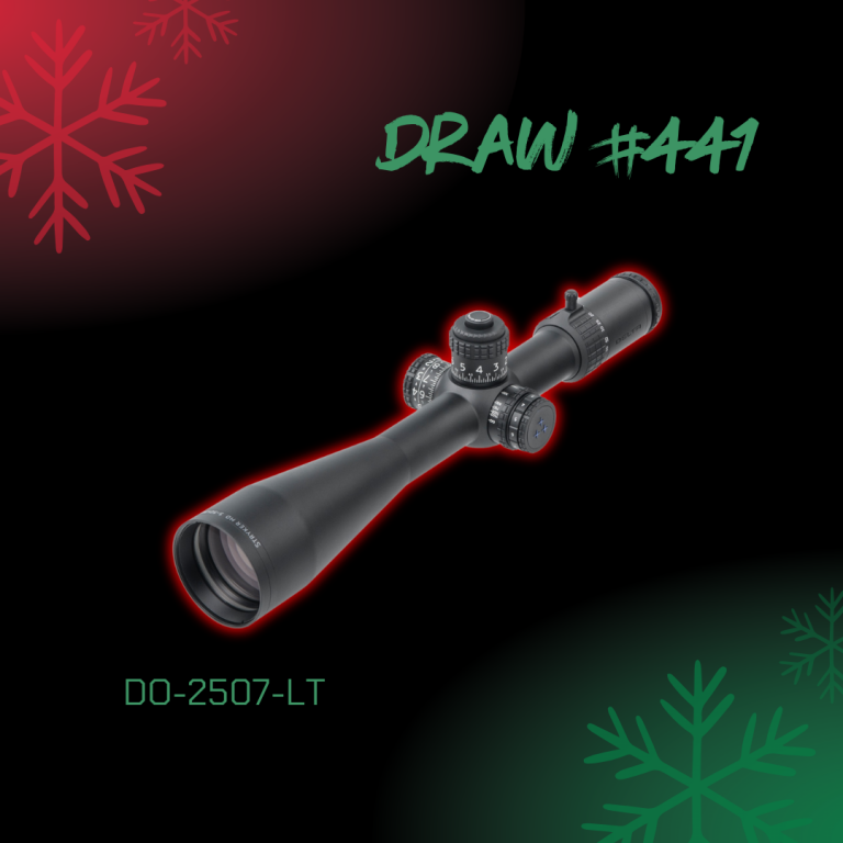 WIN A: Delta STRYKER Target Ultra ED 5-50x56 HD Illuminated SFP DLS-3 1/8 MOA Zero Stop Locking Turret Rifle Scope