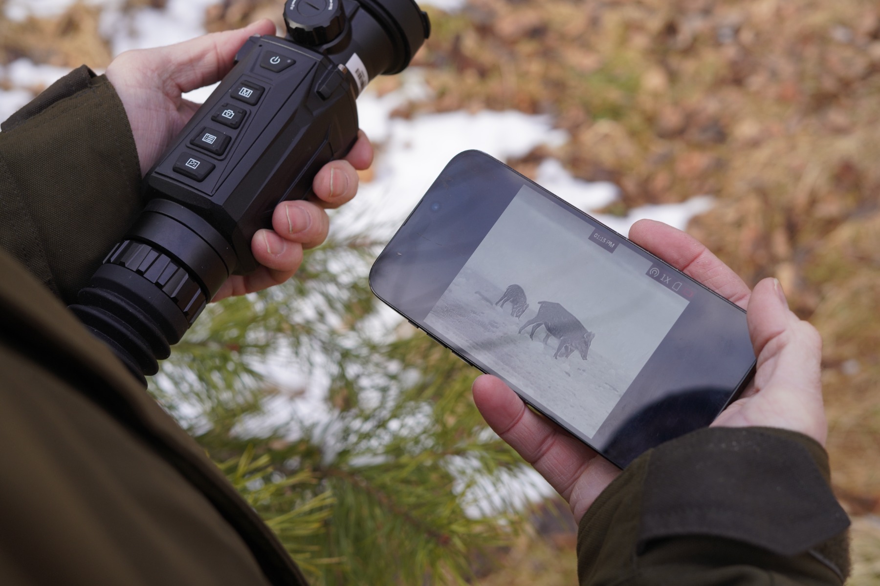 HIKMICRO Thunder 2.0 TH35 3.0x 35mm 20mK 384×288px 12µm Smart Thermal Weapon Scope with Rail