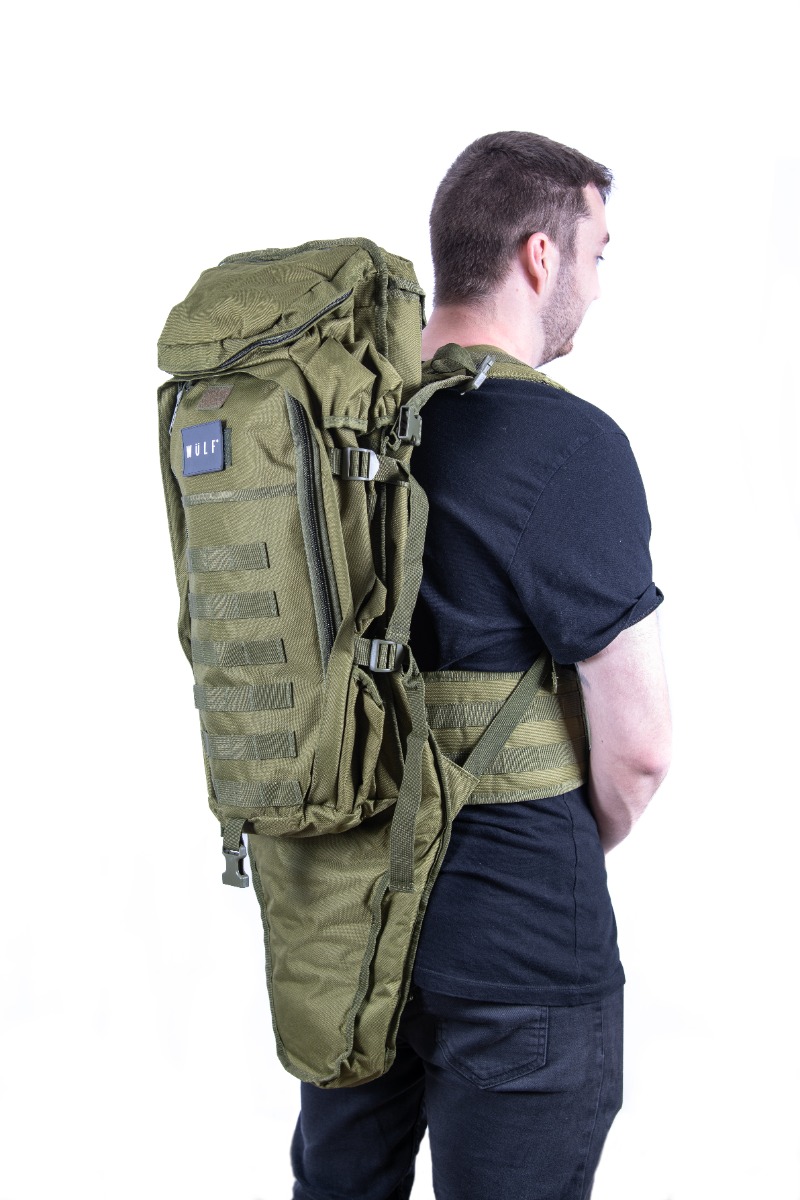 WIN A: WULF 60L Tactical Expedition Rifle Pack (Detachable) - OD Green