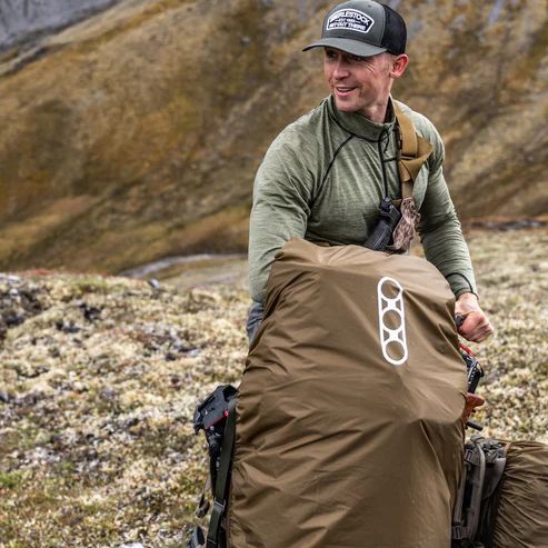 Eberlestock Lightweight Rain Cover - Large - Coyote Brown