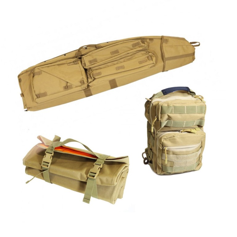 WIN A: ELLTECH BUNDLE (ARIDA 52" Drag Bag + AXEL Tactical Crossbody Sling Bag +TERRAIN Roll up Shooting Mat)