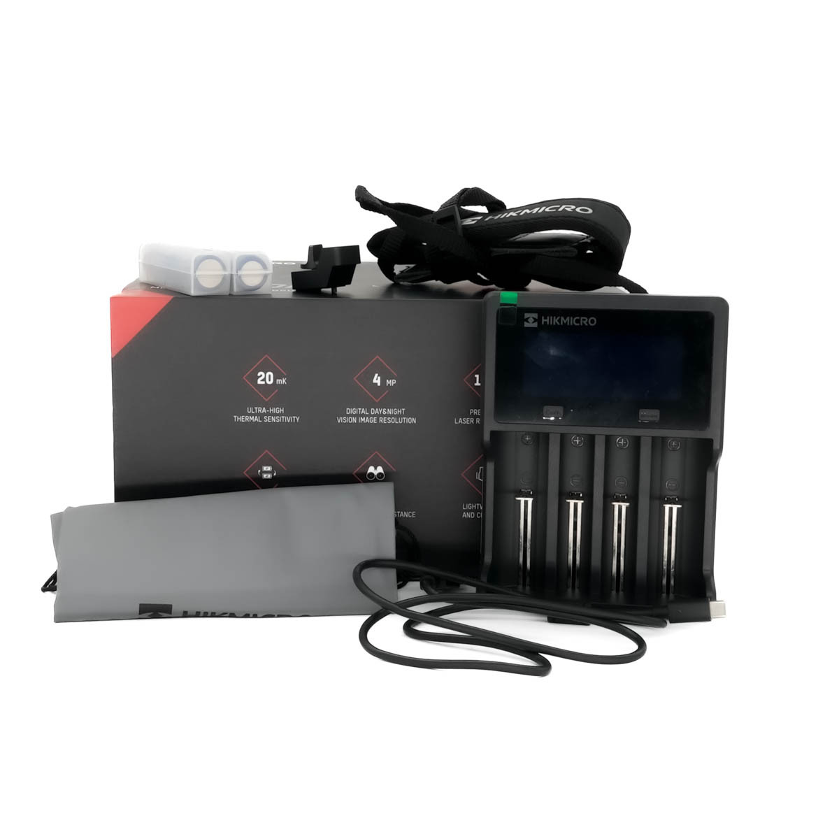 Ex-Demo HIKMICRO Habrok 4K HE25L Entry Level Multi-Spectrum Thermal Binoculars with 1000m LRF - EXD25006