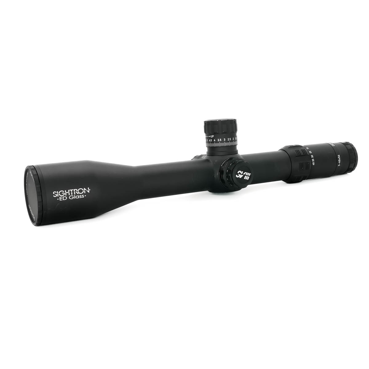 Ex-Demo Sightron SVIII ED 5-40X56 FFP Zero Stop 0.1 Mrad Illuminated MH-6 Rifle Scope (+FREE 40mm Rings) - EXD25010