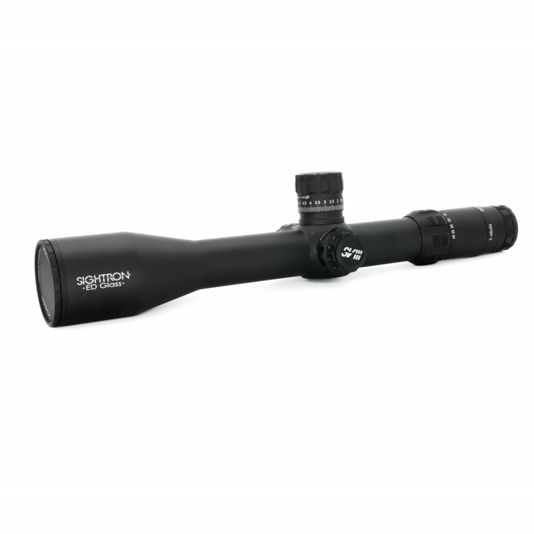 Ex-Demo Sightron SVIII ED 5-40X56 FFP Zero Stop 0.1 Mrad Illuminated MH-6 Rifle Scope (+FREE 40mm Rings) - EXD25010