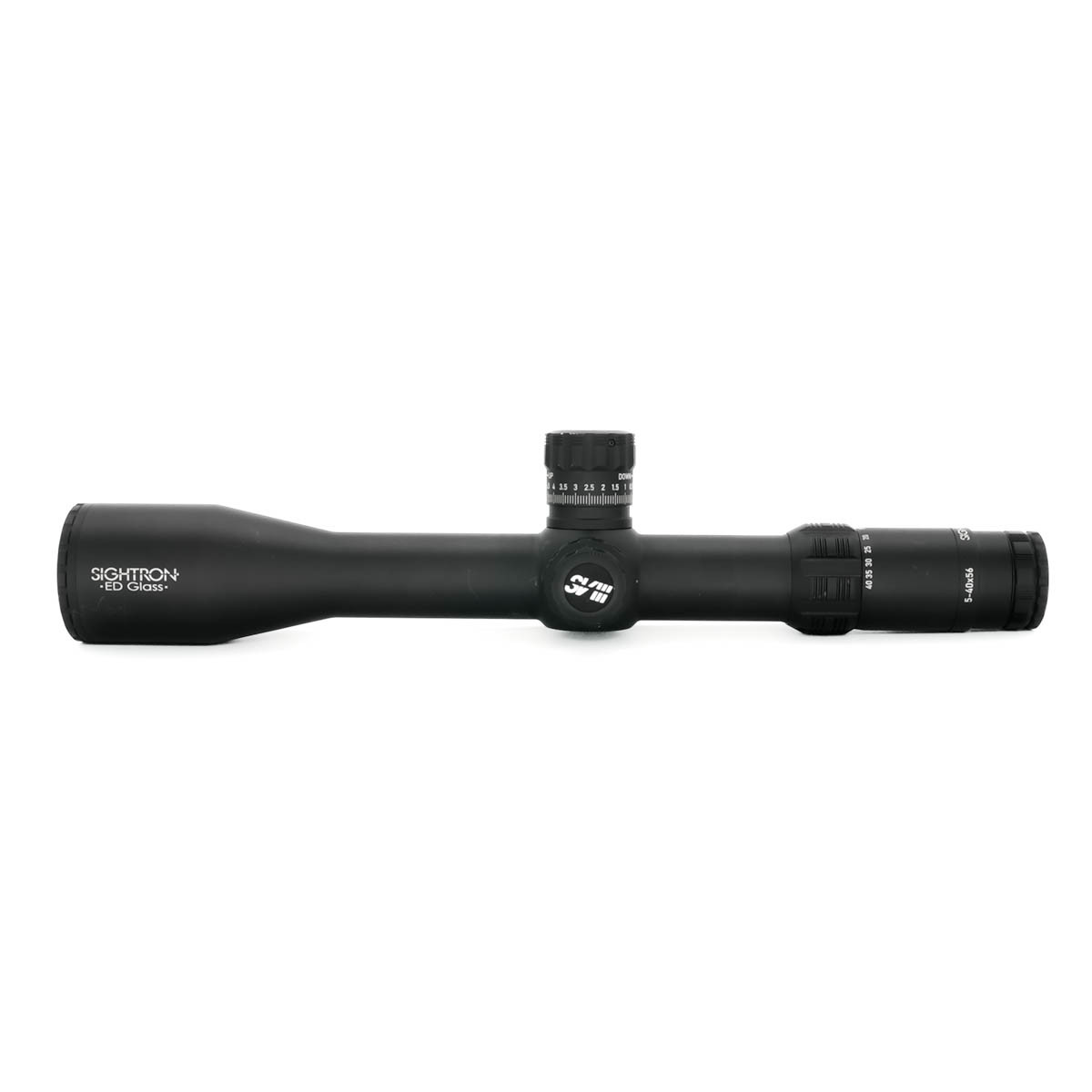 Ex-Demo Sightron SVIII ED 5-40X56 FFP Zero Stop 0.1 Mrad Illuminated MH-6 Rifle Scope (+FREE 40mm Rings) - EXD25010