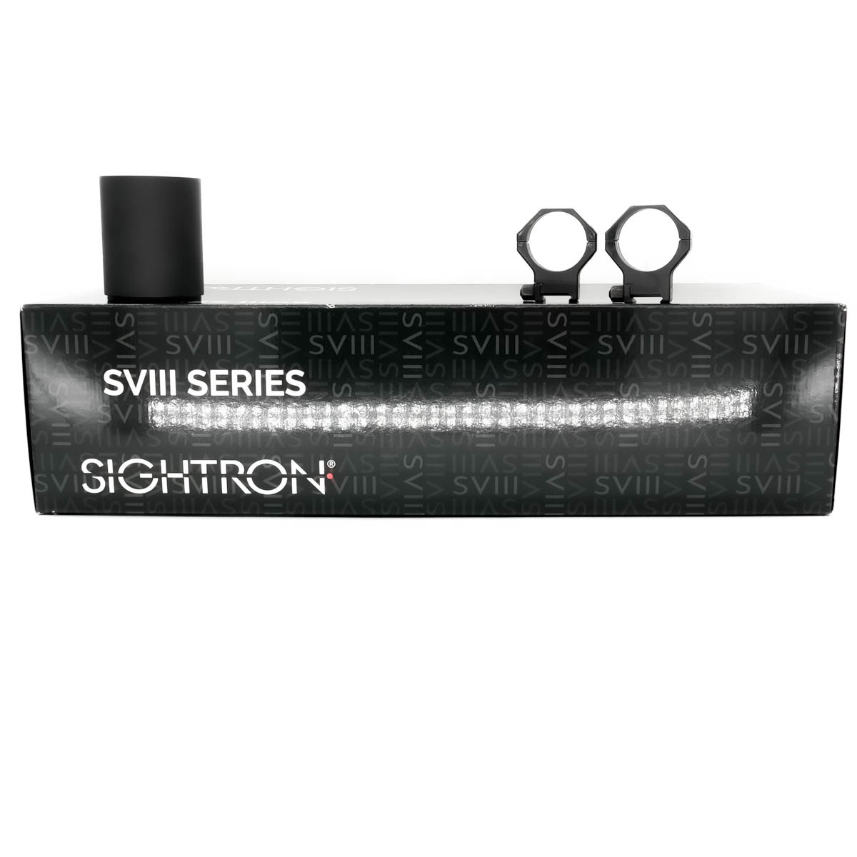 Ex-Demo Sightron SVIII ED 5-40X56 FFP Zero Stop 0.1 Mrad Illuminated MH-6 Rifle Scope (+FREE 40mm Rings) - EXD25010