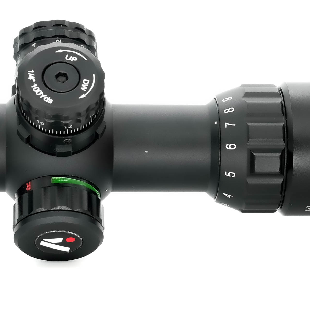 Ex-Demo Vector Optics Cerato C3 Ultra Compact 3-9x32 SFP Mildot AO (3 Yards) Rifle Scope - EXD25013