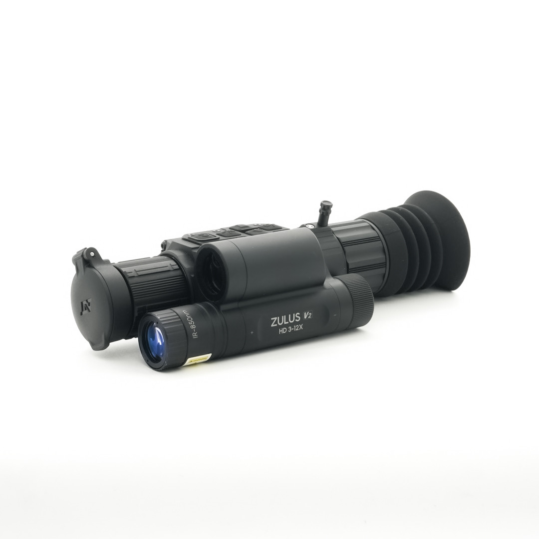 Ex-Demo DNT Optics ZULUS HD ZHD312R V2 3-12X Digital Night Vision Scope LRF Ballistic Calculator - EXD25044