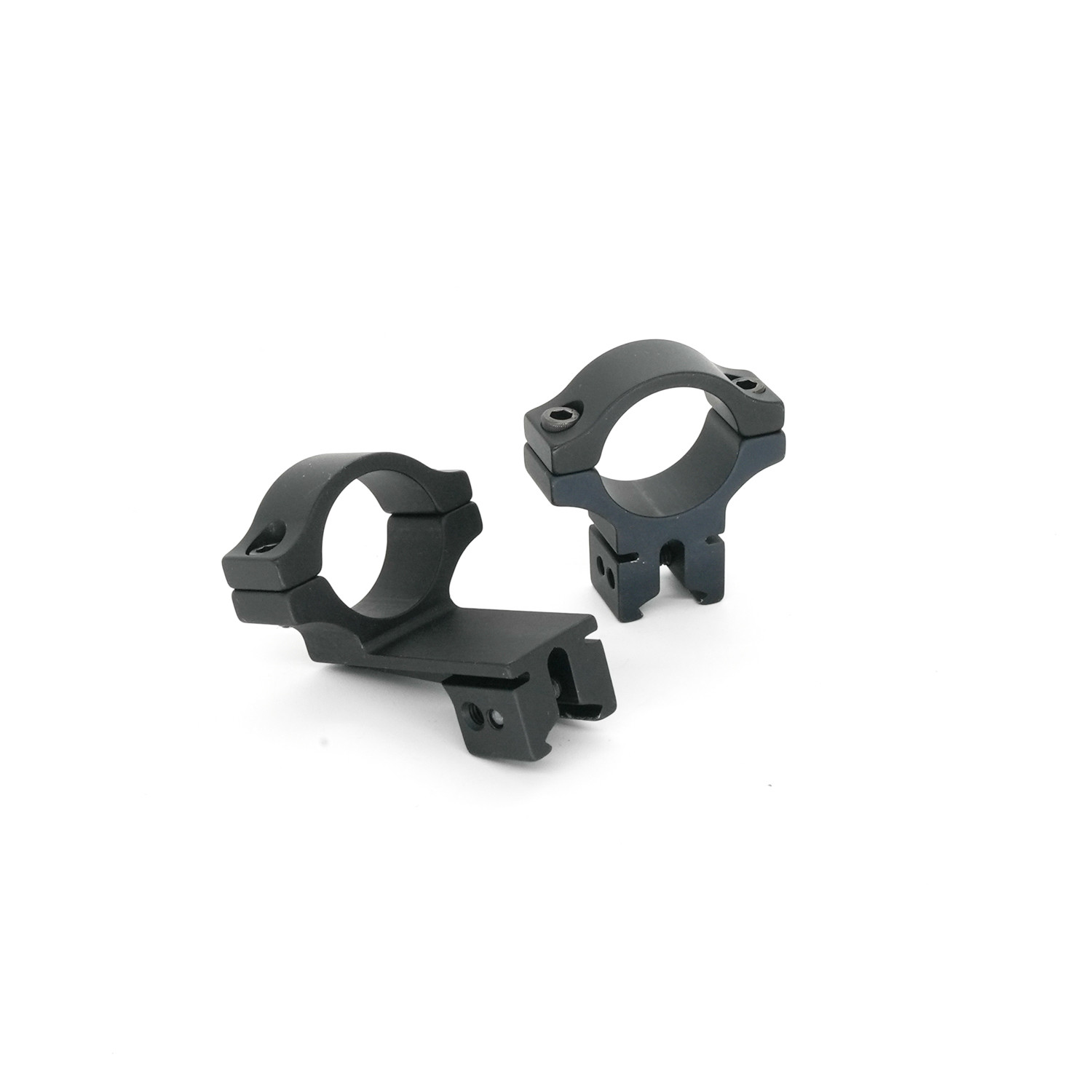 Ex-Demo BKL-274 2 PC Single Strap Offset 1 inch Medium Dovetail Scope Rings - EXD25053