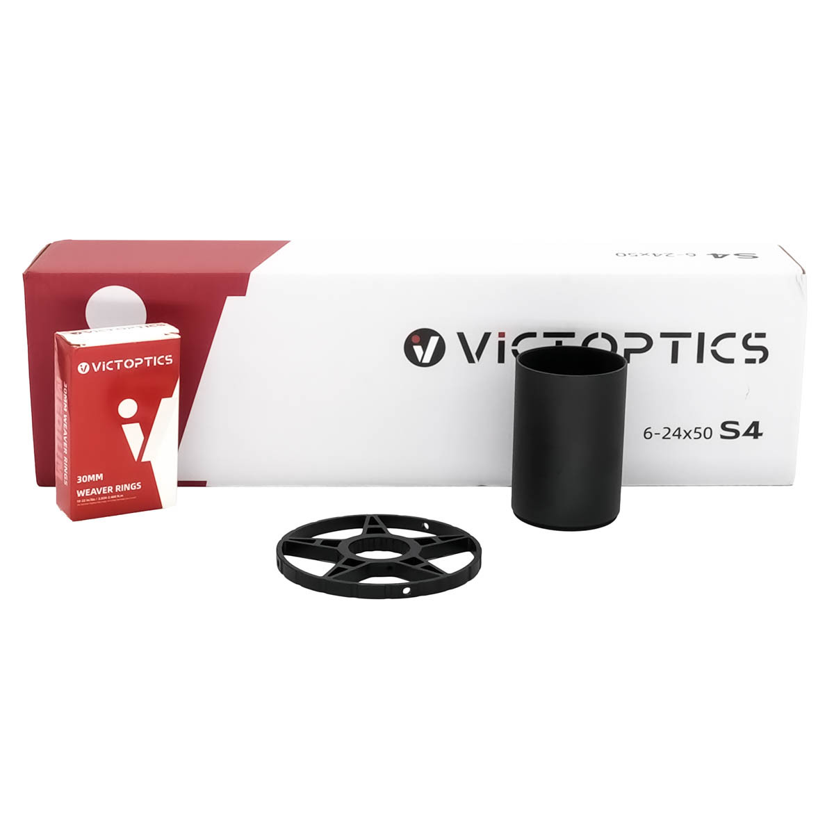 Ex-Demo Vector Victoptics S4 6-24x50 SFP Side Focus 1/10 MRAD Non-IR Mil Hash Reticle Rifle Scope - EXD25058