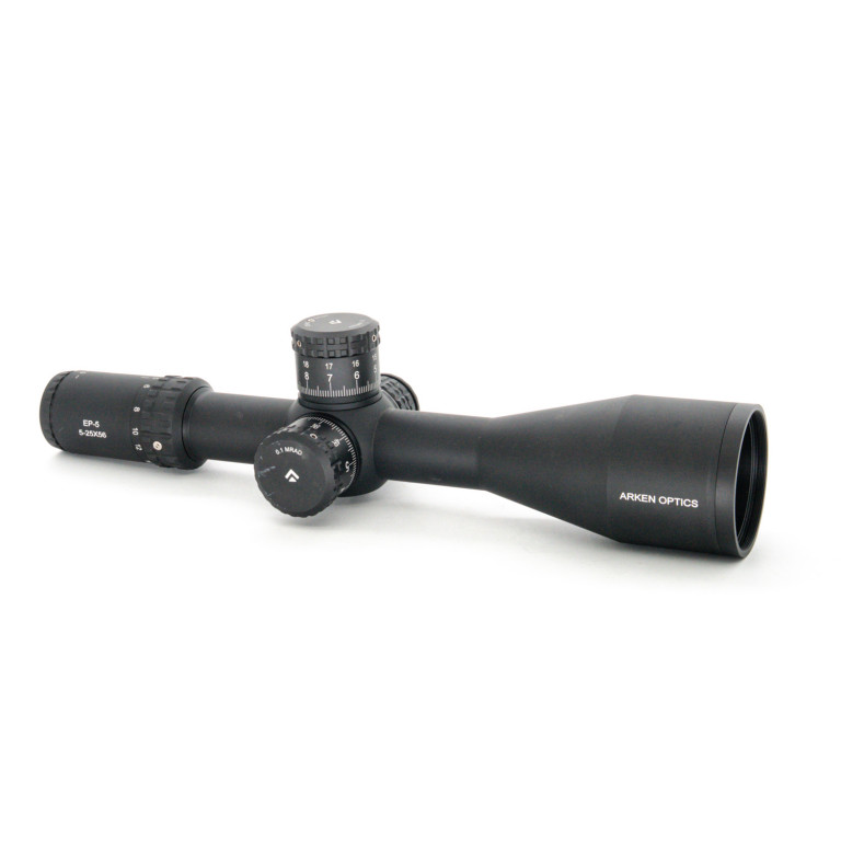 Ex-Demo Arken Optics EP5 5-25X56 FFP VPR MIL Illuminated Rifle Scope - EXD25059