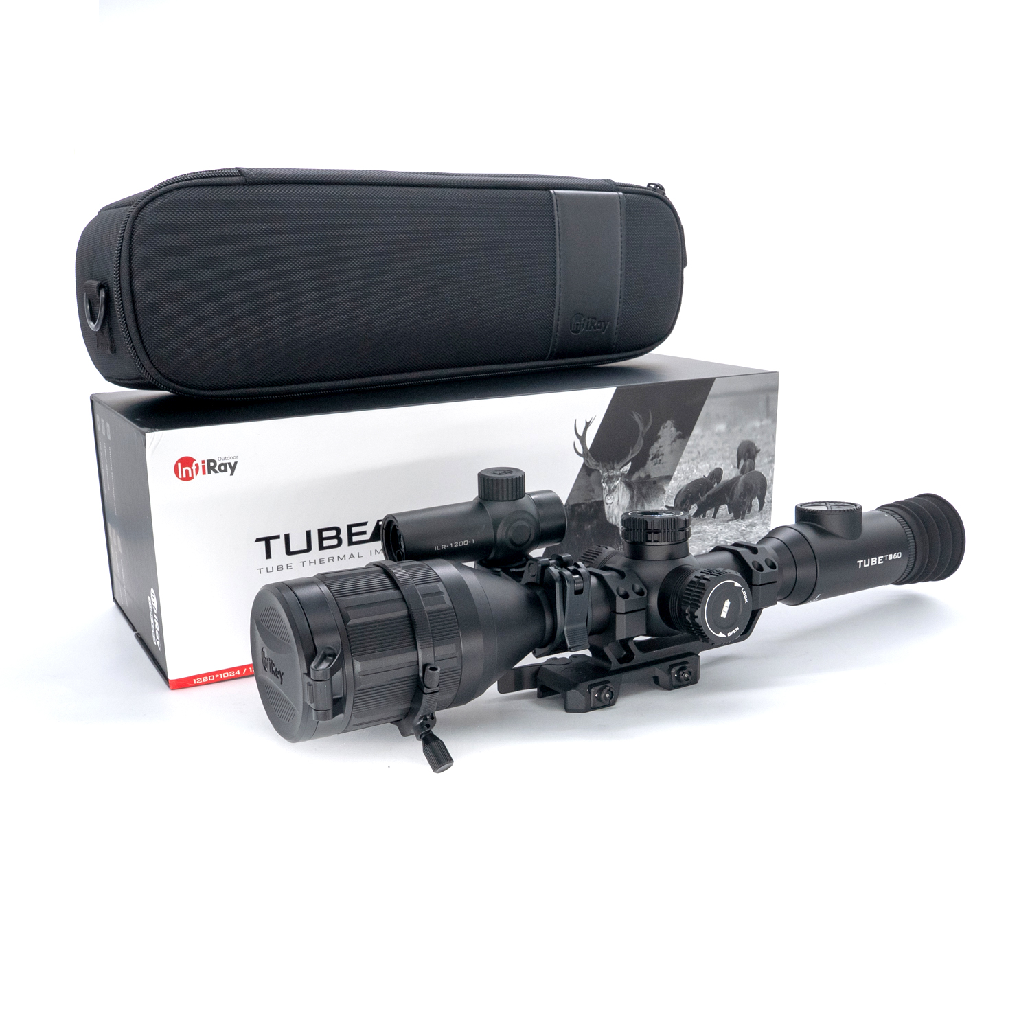 Ex-Demo InfiRay TS60 TUBE Series 1280x1024 <18mk 50Hz LRF Thermal Imaging Riflescope - EXD25069