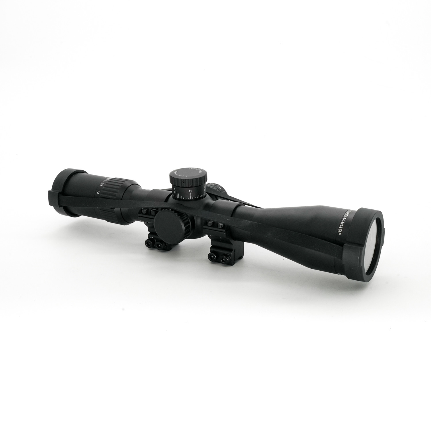 Ex-Demo WULF Hurricane Compact 4-14x44 SFP IR W-MIL1 0.1MRAD 30mm Rifle Scope - EXD25074
