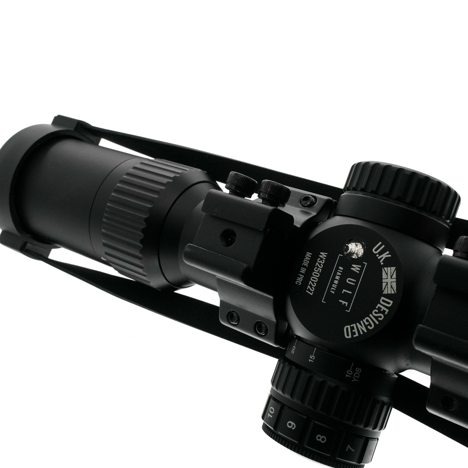 Ex-Demo WULF Hurricane Compact 4-14x44 SFP IR W-MIL1 0.1MRAD 30mm Rifle Scope - EXD25074
