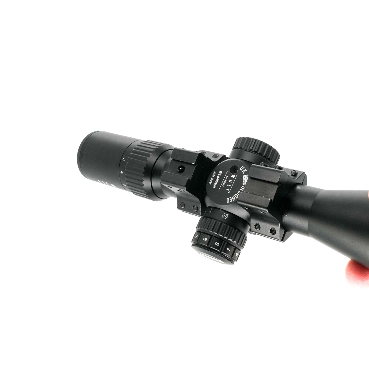 Ex-Demo WULF Hurricane Compact 3-10x40 SFP IR W-MIL1 0.1MRAD 30mm Rifle Scope - EXD25075