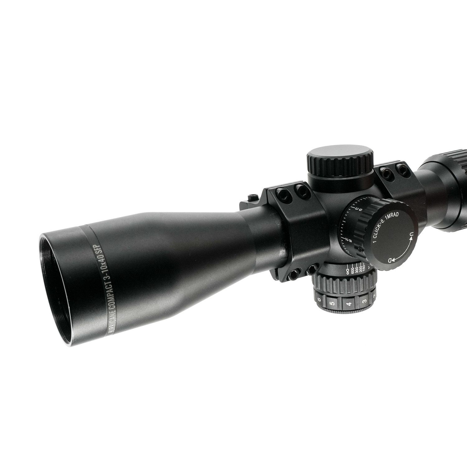 Ex-Demo WULF Hurricane Compact 3-10x40 SFP IR W-MIL1 0.1MRAD 30mm Rifle Scope - EXD25075