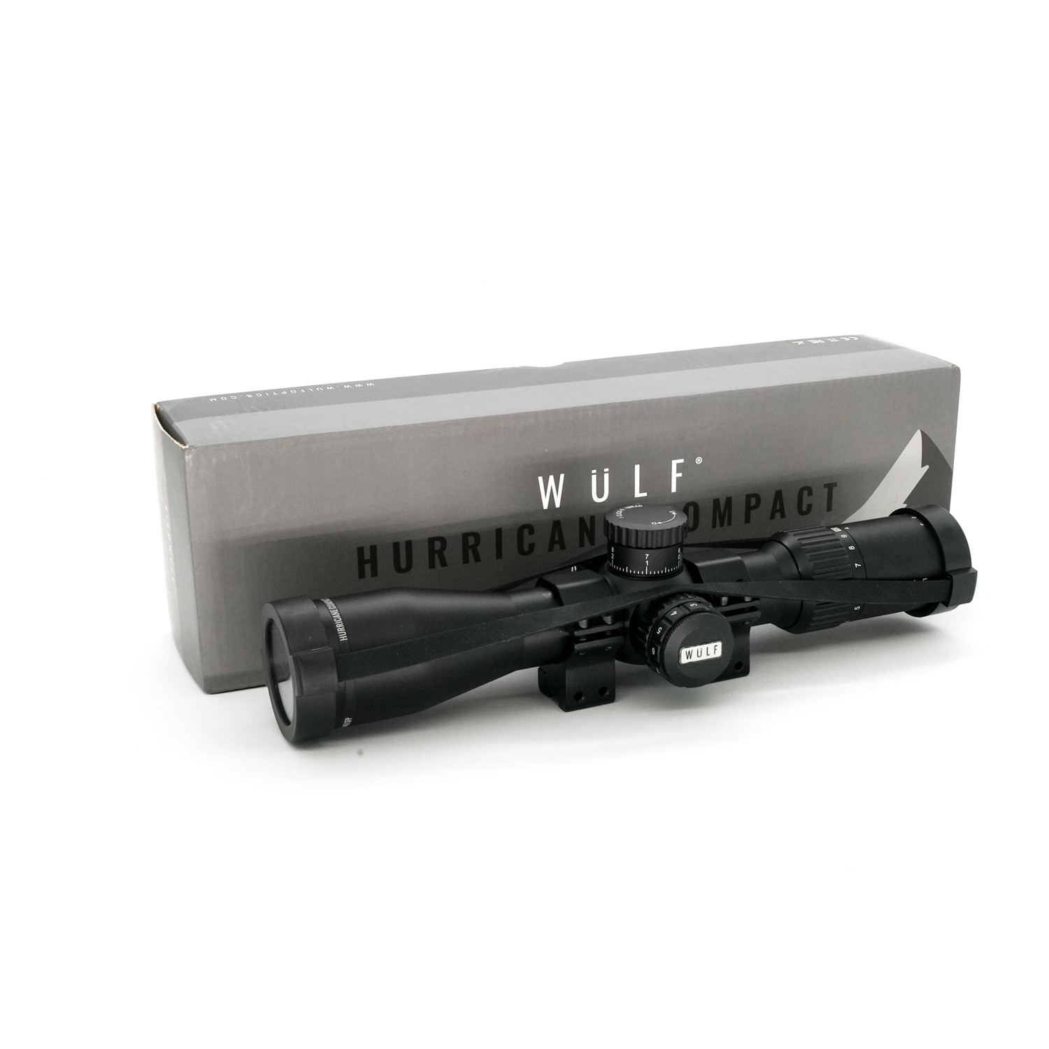 Ex-Demo WULF Hurricane Compact 3-10x40 SFP IR W-MIL1 0.1MRAD 30mm Rifle Scope - EXD25075