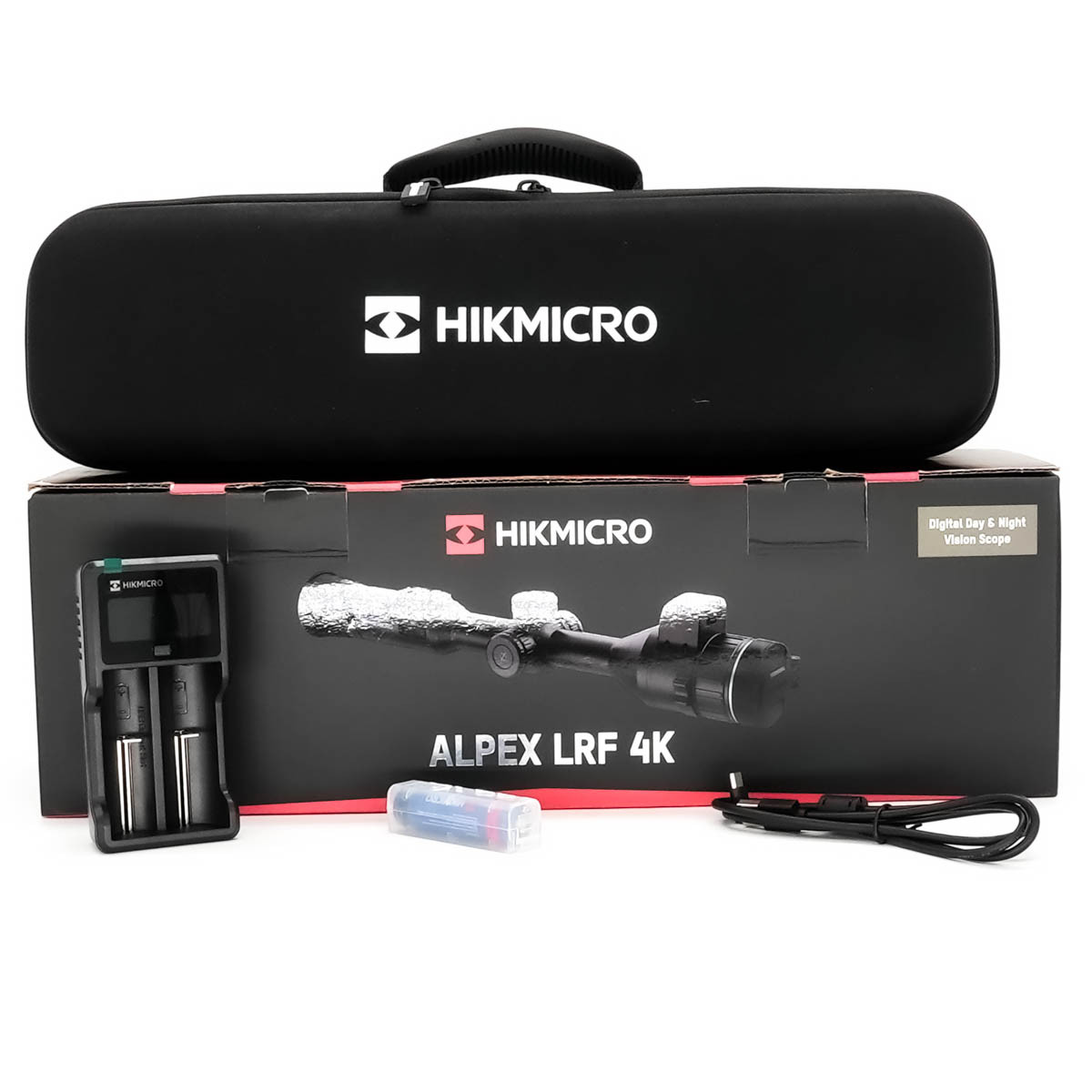 Ex-Demo HIKMICRO Alpex 4K A50EL LRF Digital Day & Night Rifle Scope w/ Ballistics Calculator - EXD25096