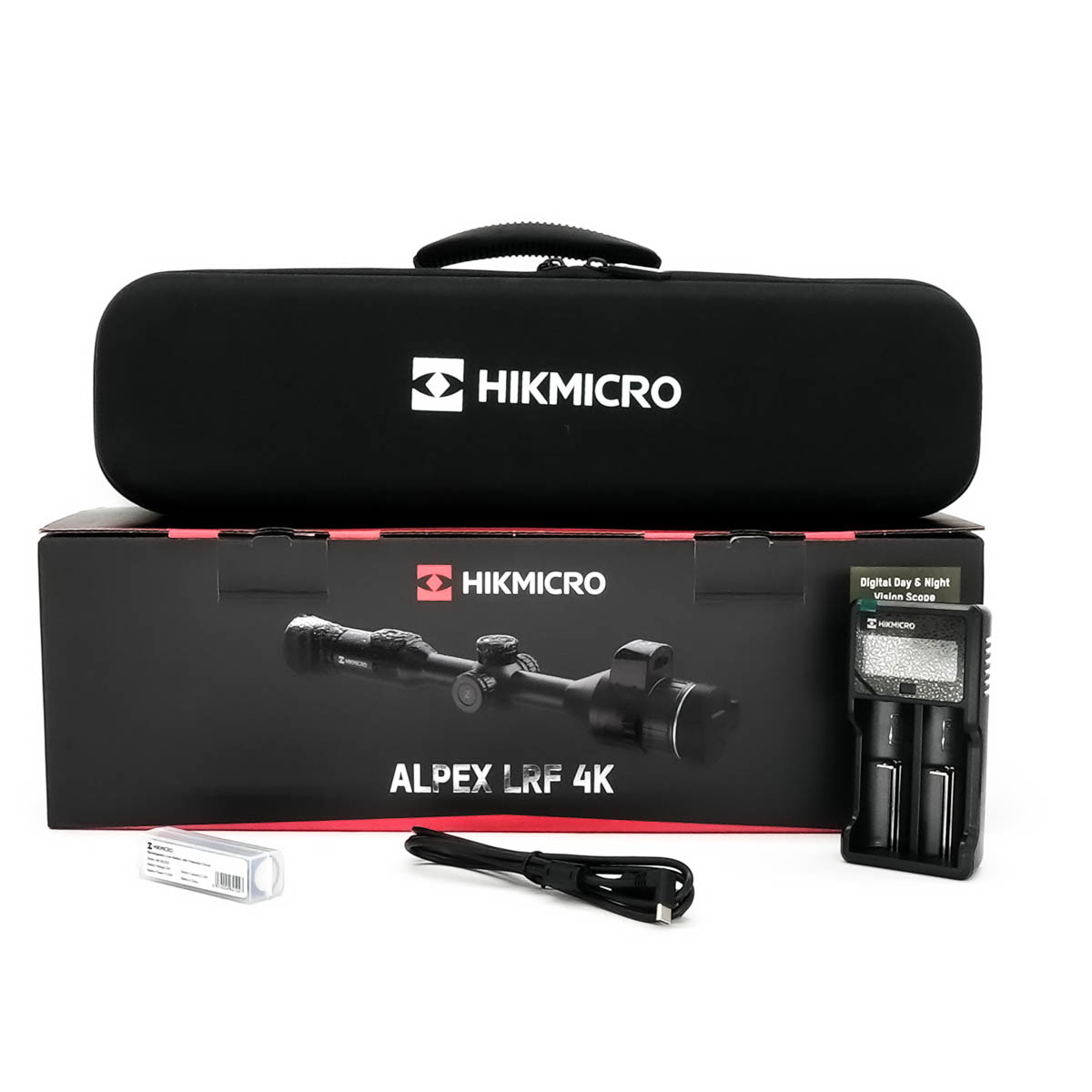 Ex-Demo HIKMICRO Alpex 4K A50EL LRF Digital Day & Night Rifle Scope w/ Ballistics Calculator - EXD25097