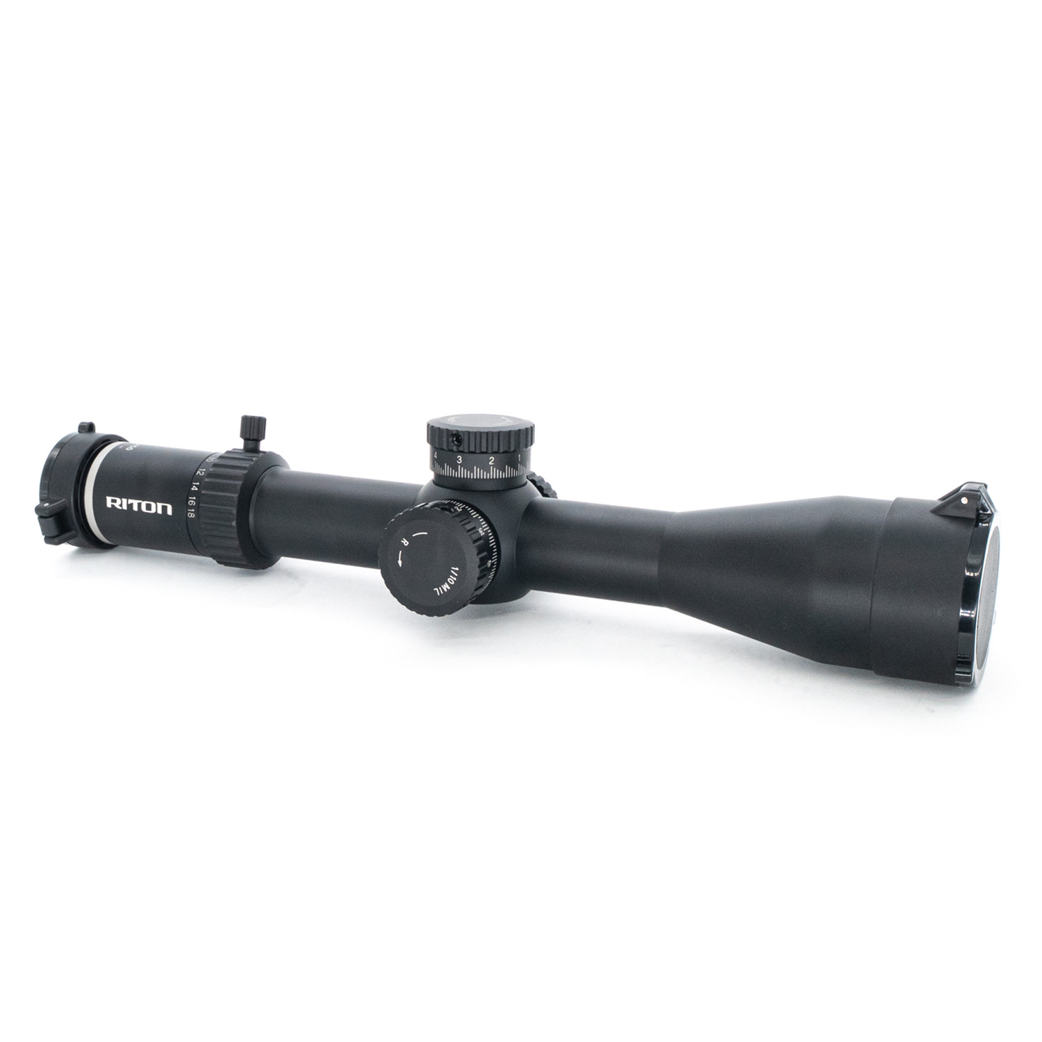 Ex-Demo Riton Conquer X7 3-18x50 HD/ED FFP Non Illuminated T3 Zero Stop 0.1 MRAD 34mm Rifle Scope - EXD25100