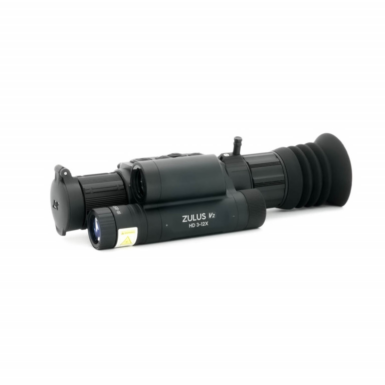 Ex-Demo DNT Optics ZULUS HD ZHD312R V2 3-12X Digital Night Vision Scope With LRF And Ballistic Calculator - EXD838
