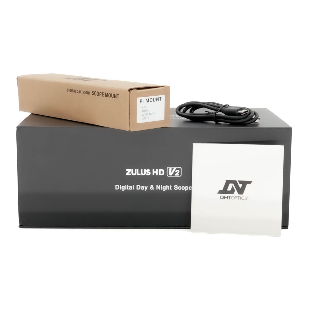 Ex-Demo DNT Optics ZULUS HD ZHD312R V2 3-12X Digital Night Vision Scope With LRF And Ballistic Calculator - EXD838