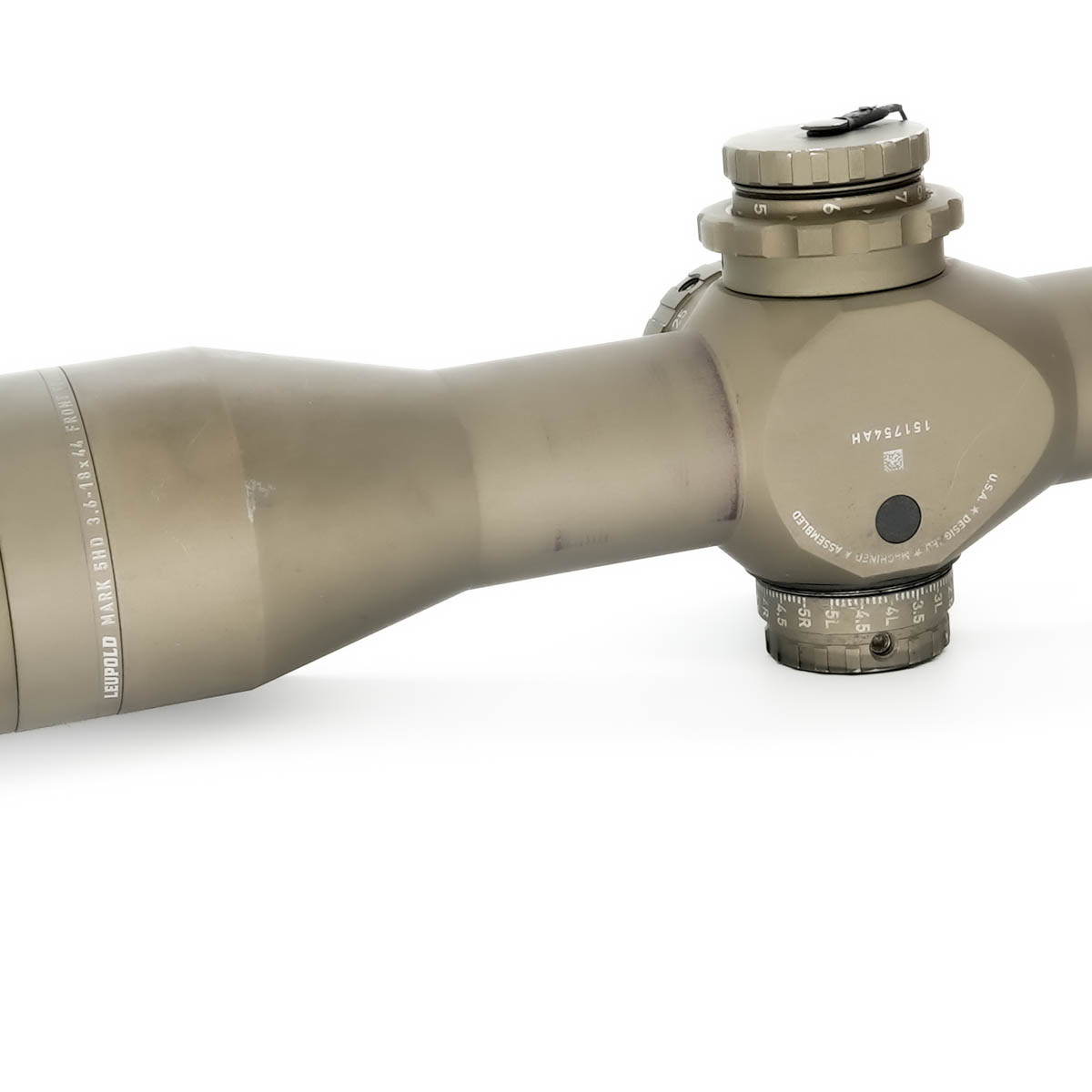 Ex-MOD MIL-SPEC Leupold Mark 5HD 3.6-18x44 M5C3 - Desert IR FFP Illuminated Tremor 3 Rifle Scope - EXDMOD25008