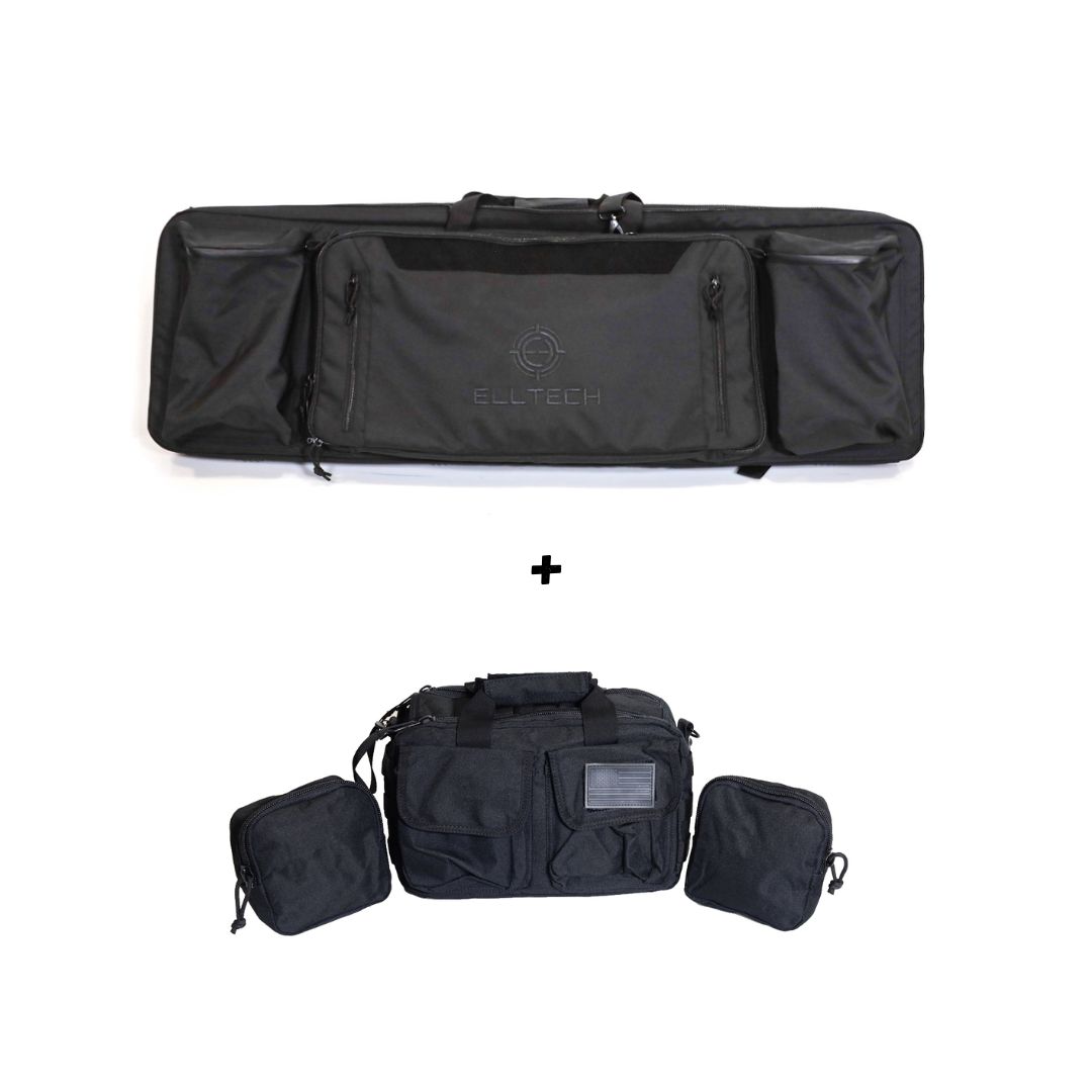 WIN A COMBO: ELLTECH Arida FT 48.5" Field Target Drag Bag with Rain Cover + KURO Small Tactical Covert Range Bag W/ 2x Molle Pockets